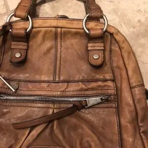Fossil | Bags | Vintage Fossil Leather And Canvas Distressed  display picture 2